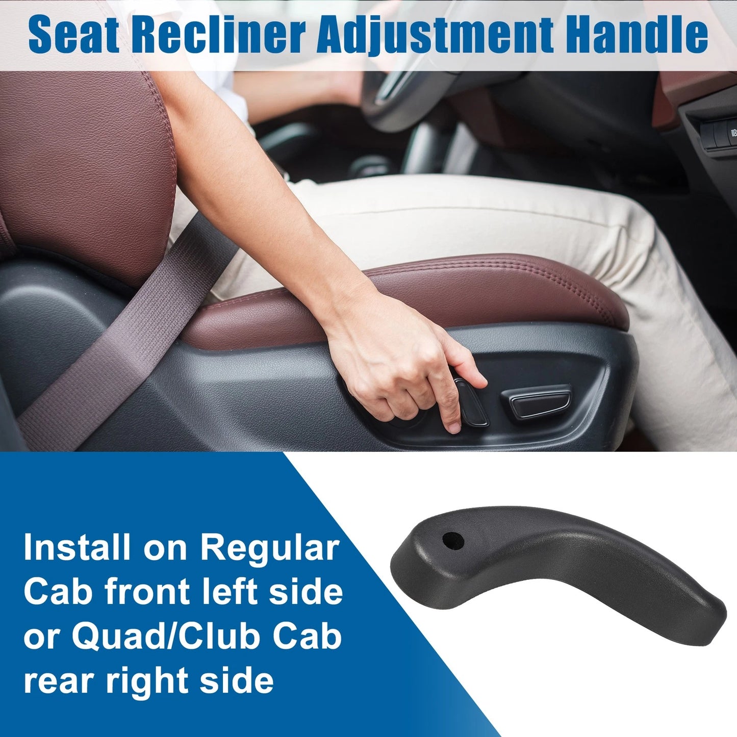 Seat Recliner Handle Lever for Dodge Ram 1500 2500 3500 (2010-2023)