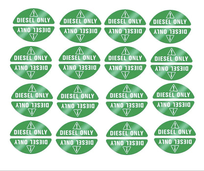 Diesel Only Sticker for Truck/Car Gasoline Decal Tank Label