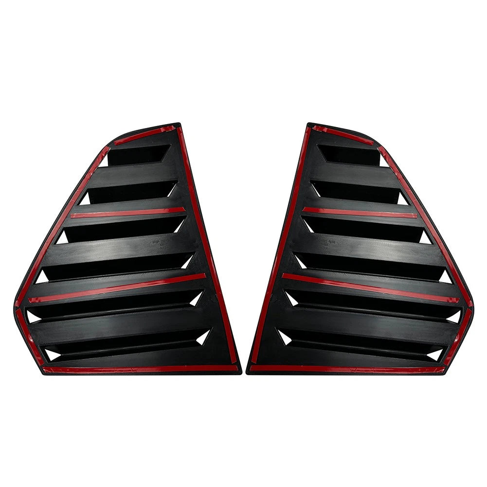 Rear Window Side Vent Shutter Louver Cover Trim for VW Golf 8 (2020-2022)