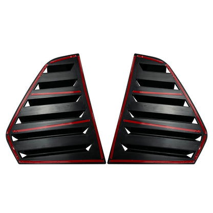 Rear Window Side Vent Shutter Louver Cover Trim for VW Golf 8 (2020-2022)