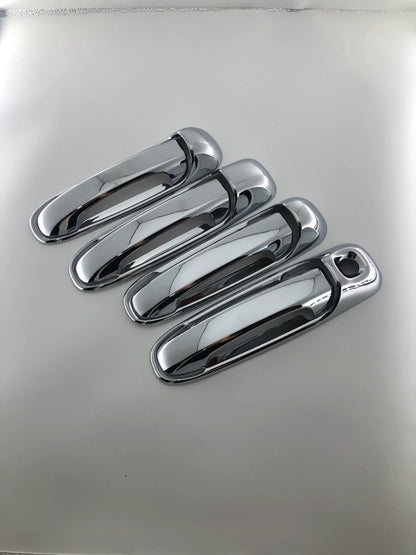 Chrome Door Handle & Tailgate Bowl Cover Trim for 2002-2007 Jeep Liberty