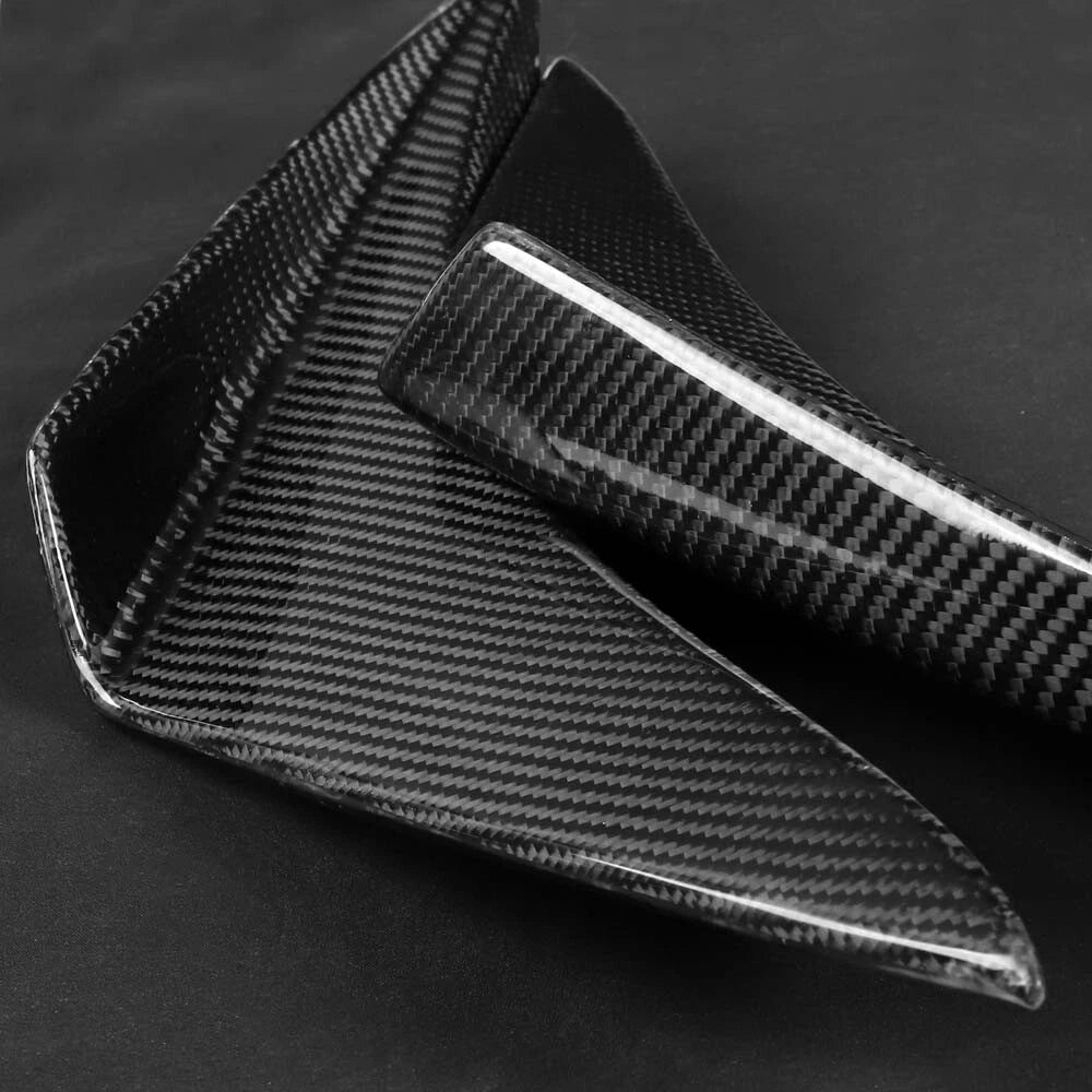 Carbon Fiber Front Bumper side Body Canards for Chevrolet Corvette C7 2014-2015