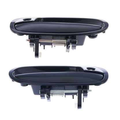 2 x Front Outer Door Handles Black for Honda Civic EK (1995-2001)