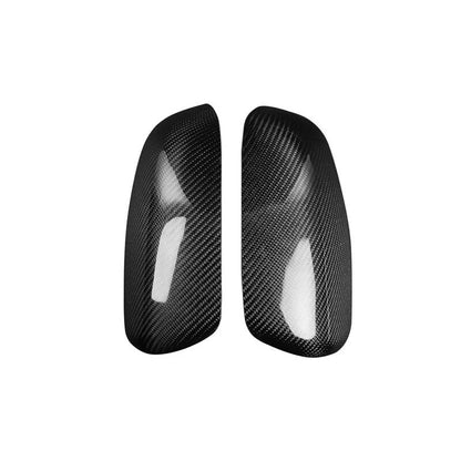 Real Carbon Fiber Wing Mirror Cover Trim Fit for 2008-2016 Mitsubishi Lancer