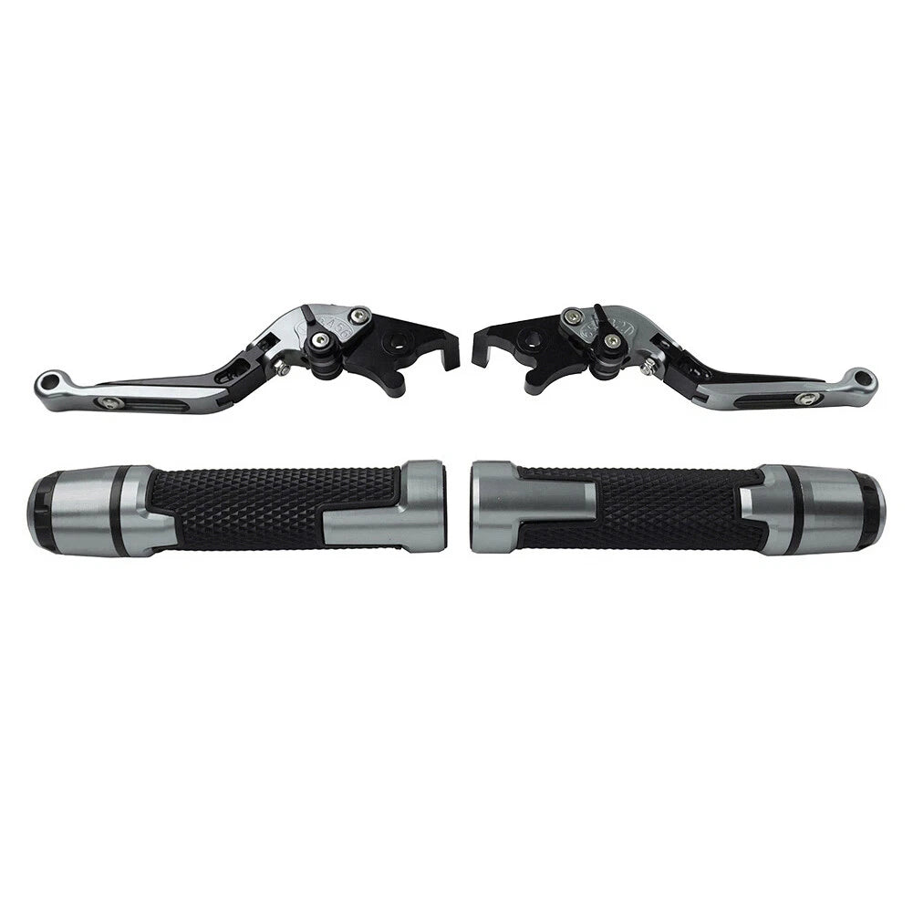 Extendable Brake Clutch Lever Grip Set for Kawasaki Z1000 ZX6R (2003-2023)