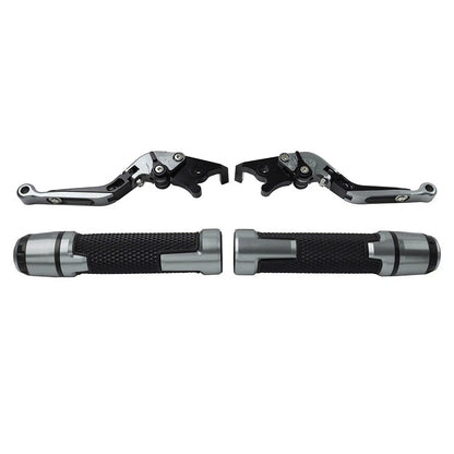 Extendable Brake Clutch Lever Grip Set for Kawasaki Z1000 ZX6R (2003-2023)
