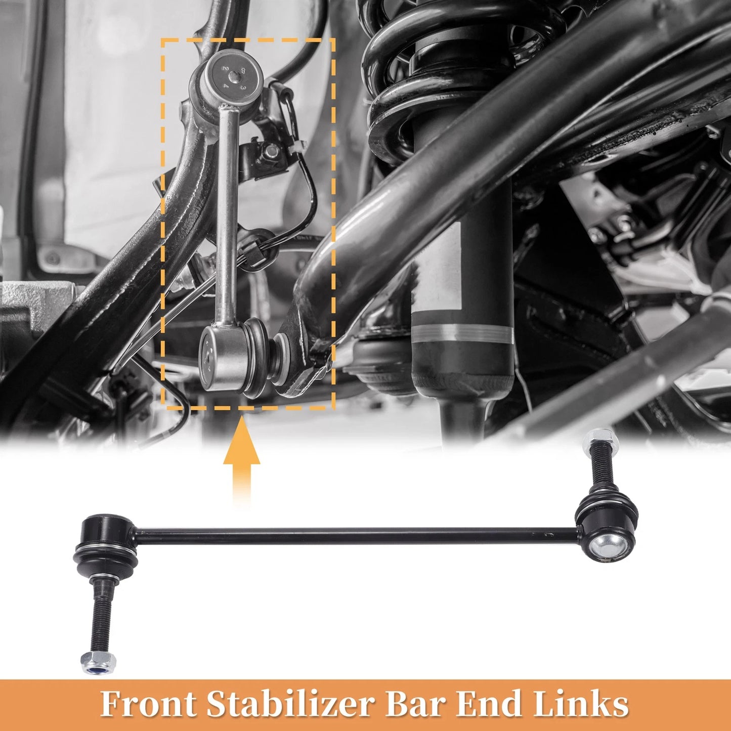 2 x Front Stabiliser Sway Bar Links for Honda Pilot, Acura MDX (2016-2022)