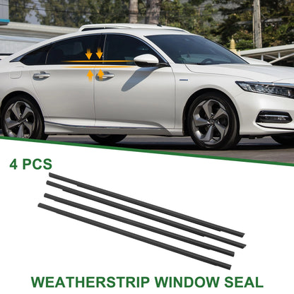 4pcs Weatherstrip Window Seal for Honda Accord (2018-2020)