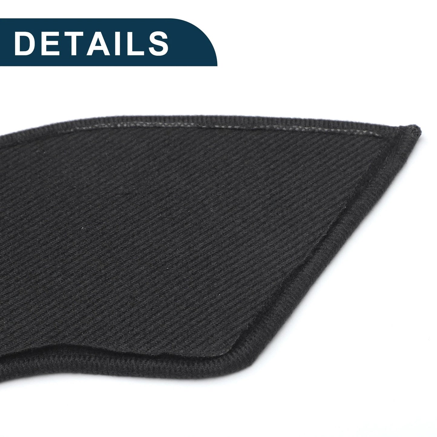 Anti Kick Pad Sticker Protector for Chevrolet Malibu Black (2012-2014)