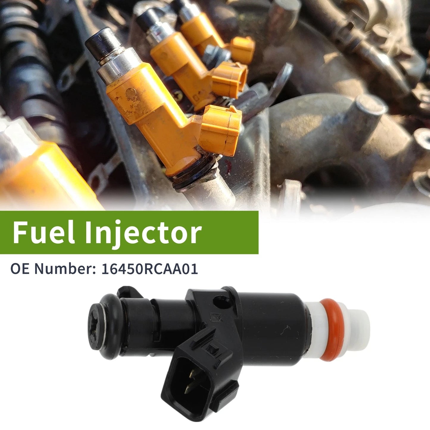 Fuel Injector for Honda Odyssey 3.5L (2005-2017) - 1 x Black Injector