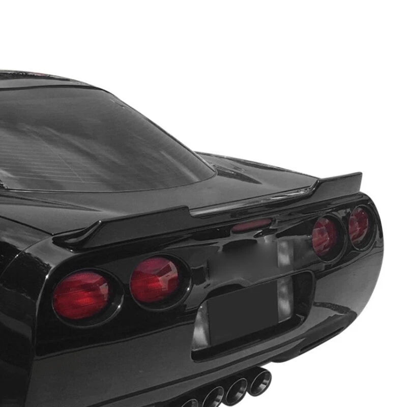 C5 ZR1 Extended Style Rear Wing Spoiler with Smoke Gurney Flap for Corvette (1997-2004)