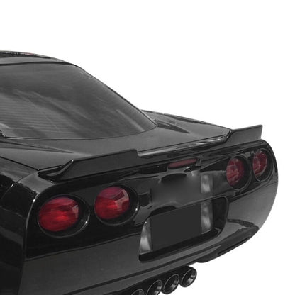 C5 ZR1 Extended Style Rear Wing Spoiler with Smoke Gurney Flap for Corvette (1997-2004)