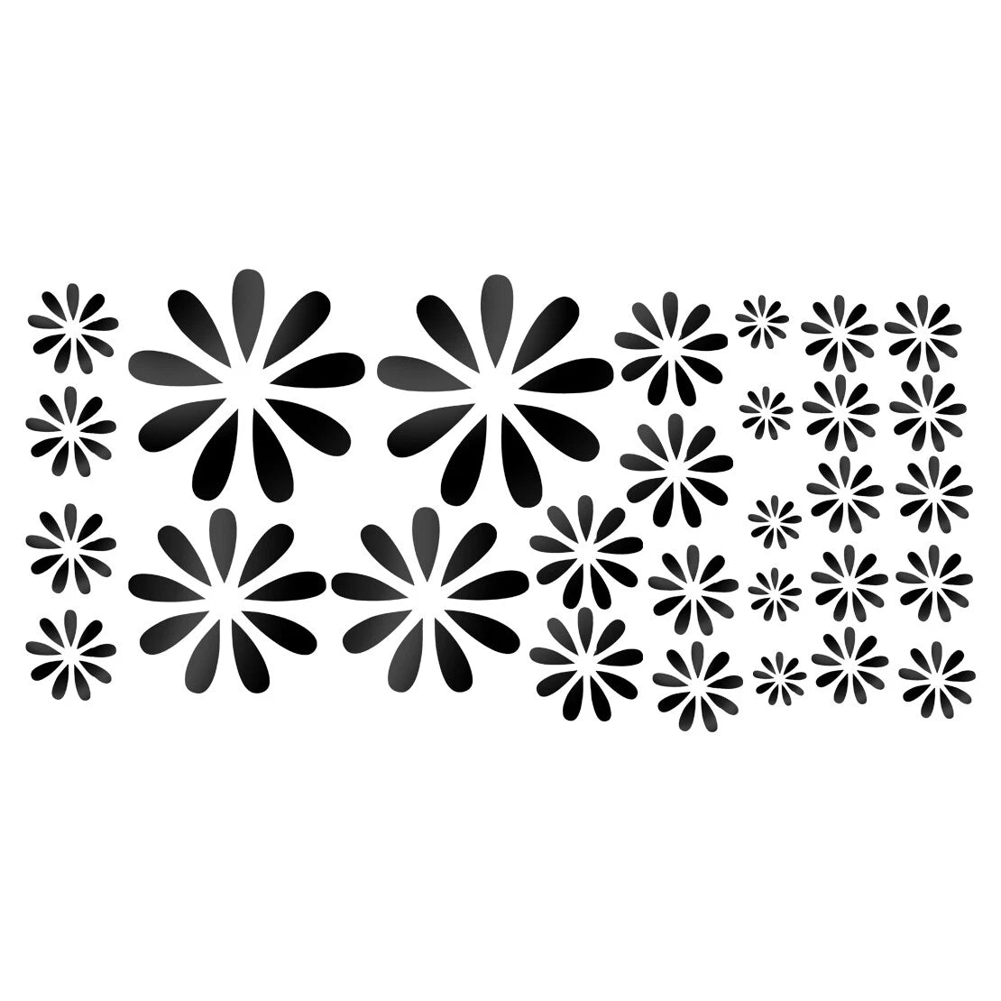 Floral Sticker Decals for Car Hood Trunk Waist Line Graphics