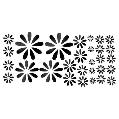 Floral Sticker Decals for Car Hood Trunk Waist Line Graphics