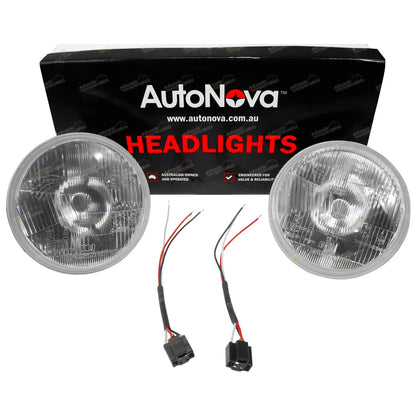 Lens Glass Headlight Upgrade Kit 7-Inch Round Lamps