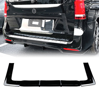 Rear Bumper Diffuser Lip Kit for Mercedes Benz V Class V260 W447 (19-23)