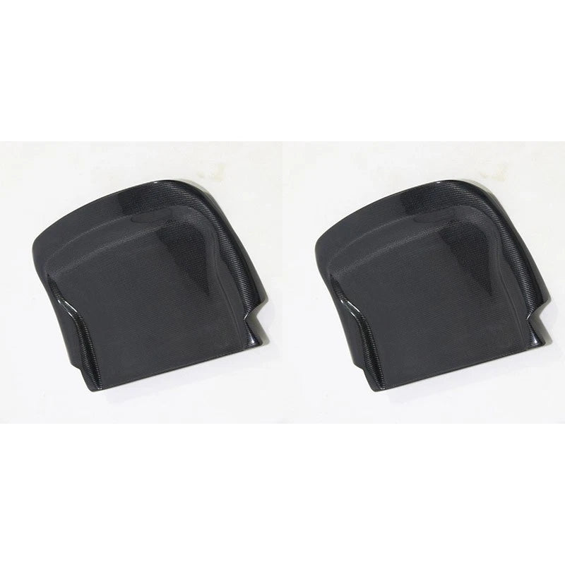 Real Carbon Fiber Add-on Seat Back Cover Trim Pair for Benz CLA250 C117 2014-19