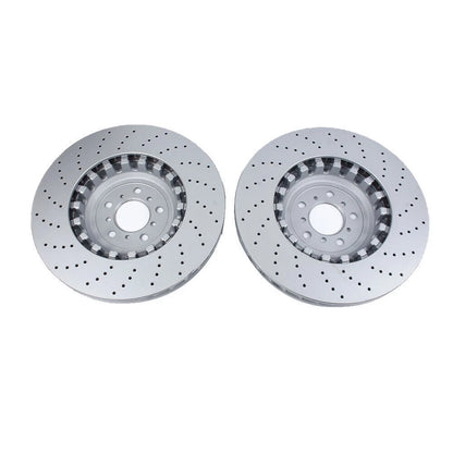 2 x 400mm Front Disc Brake Drilled Rotors for BMW M5 M6 (2013–2018)