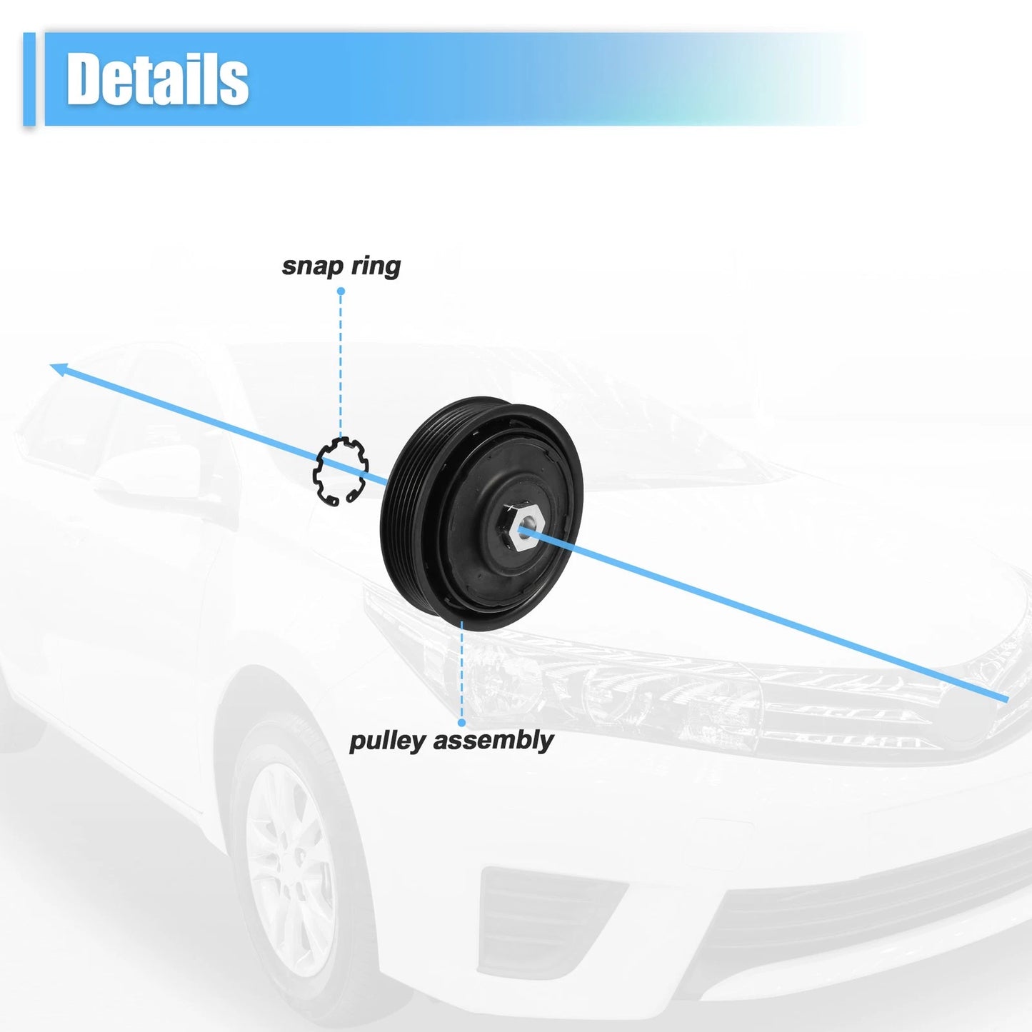 AC Compressor Clutch for Toyota Corolla (2011-2013)