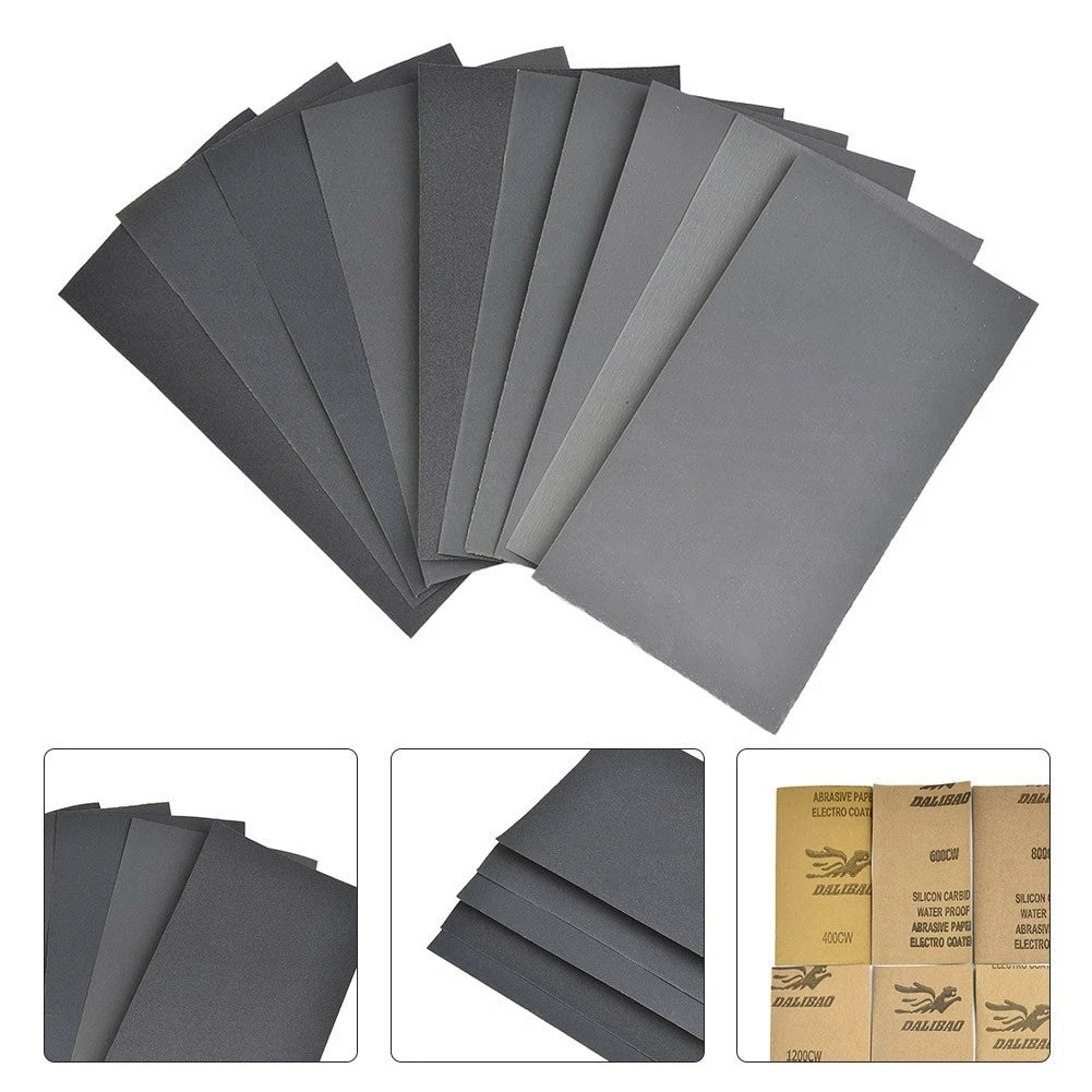 400 600 3000 800 1000 1200 1500 2000 2500 Sandpaper Silicon Carbide 15pcs/Set