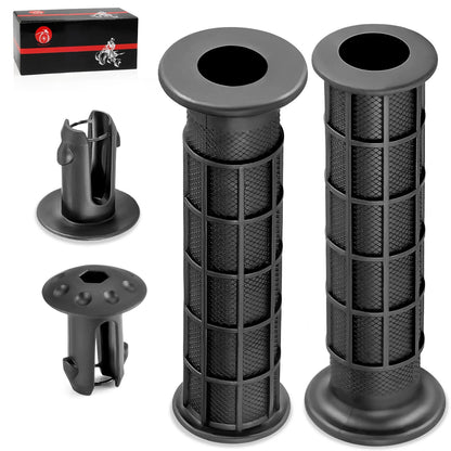 2x Handlebar Grips w/ End Guard for Honda TRX250X 2009-2024