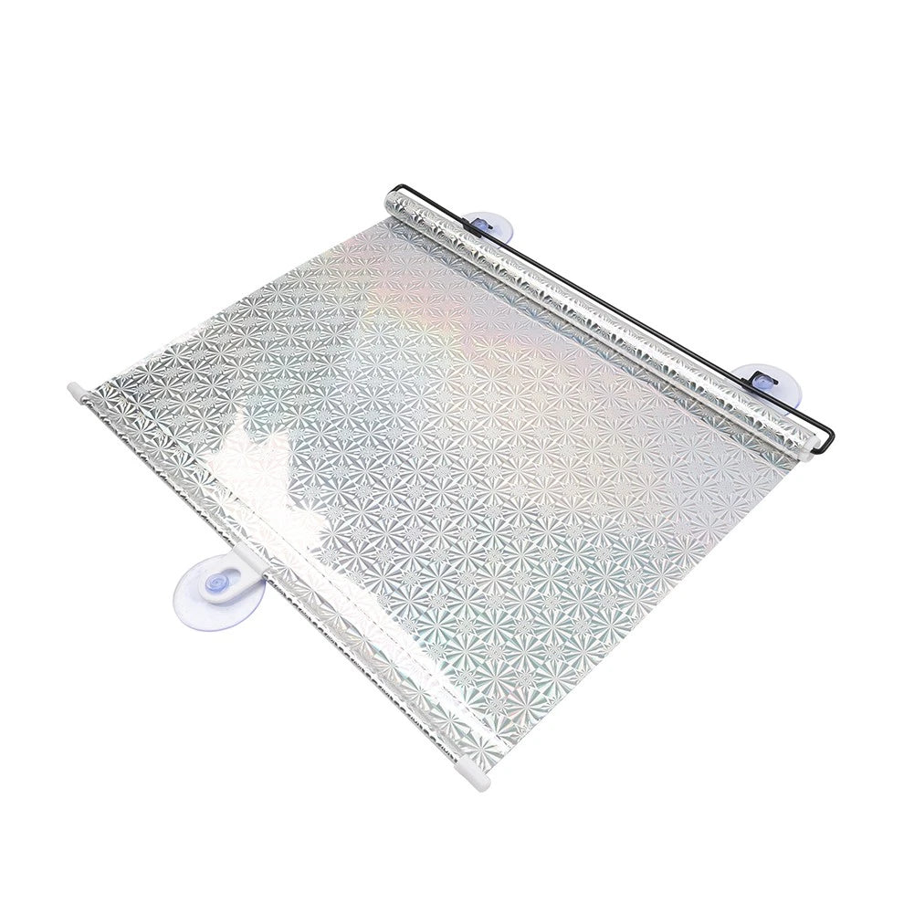 Retractable Sun Shade Cover for Car Side Window Visor - Silvery (All Years)