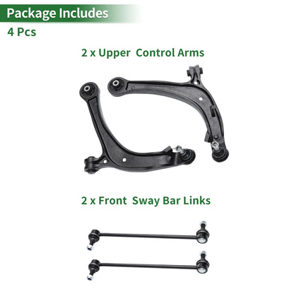 4pcs Front Suspension Control Arm Sway Bar Link for Honda Odyssey (2005-2010)