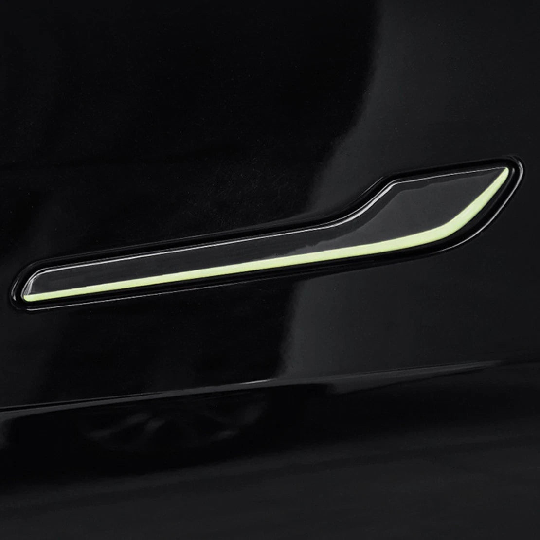 Luminous Anti-Scratch Door Handle Sticker for Tesla Model 3/Y (2019-2022)