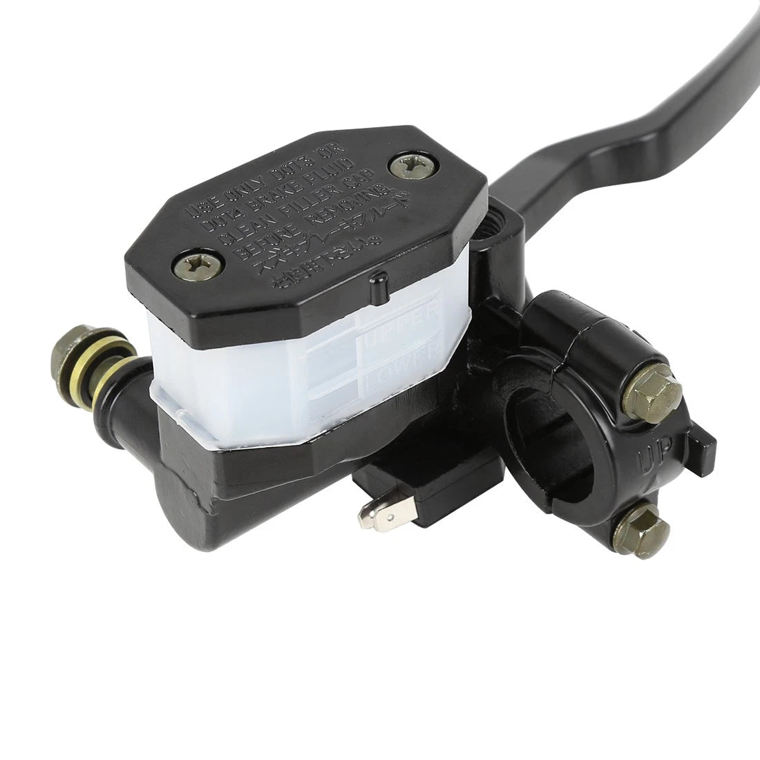 Black Clutch Master Cylinder Brake Reservoir Lever for Suzuki GN125
