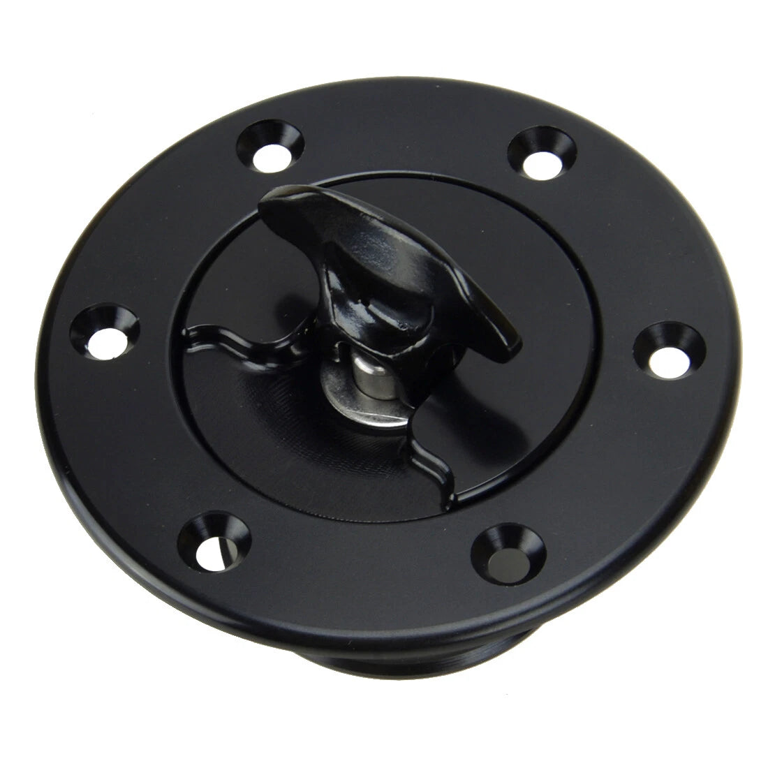 Black 35.5mm Fuel Cell Surge Tank Gas Cap for Car