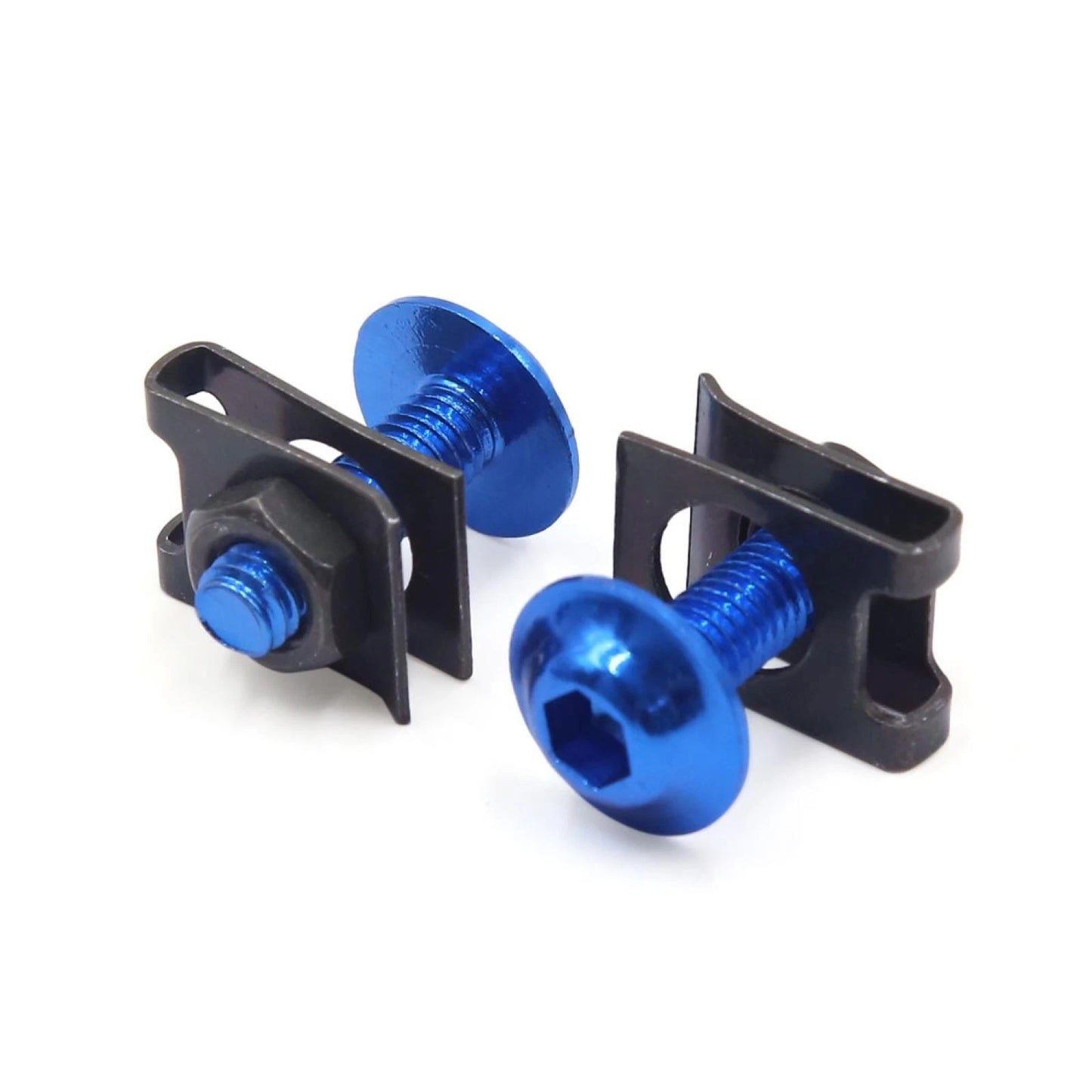 10 x Hexagon Bolts for Motorcycle Scooter Fairing w/ Metal Holder