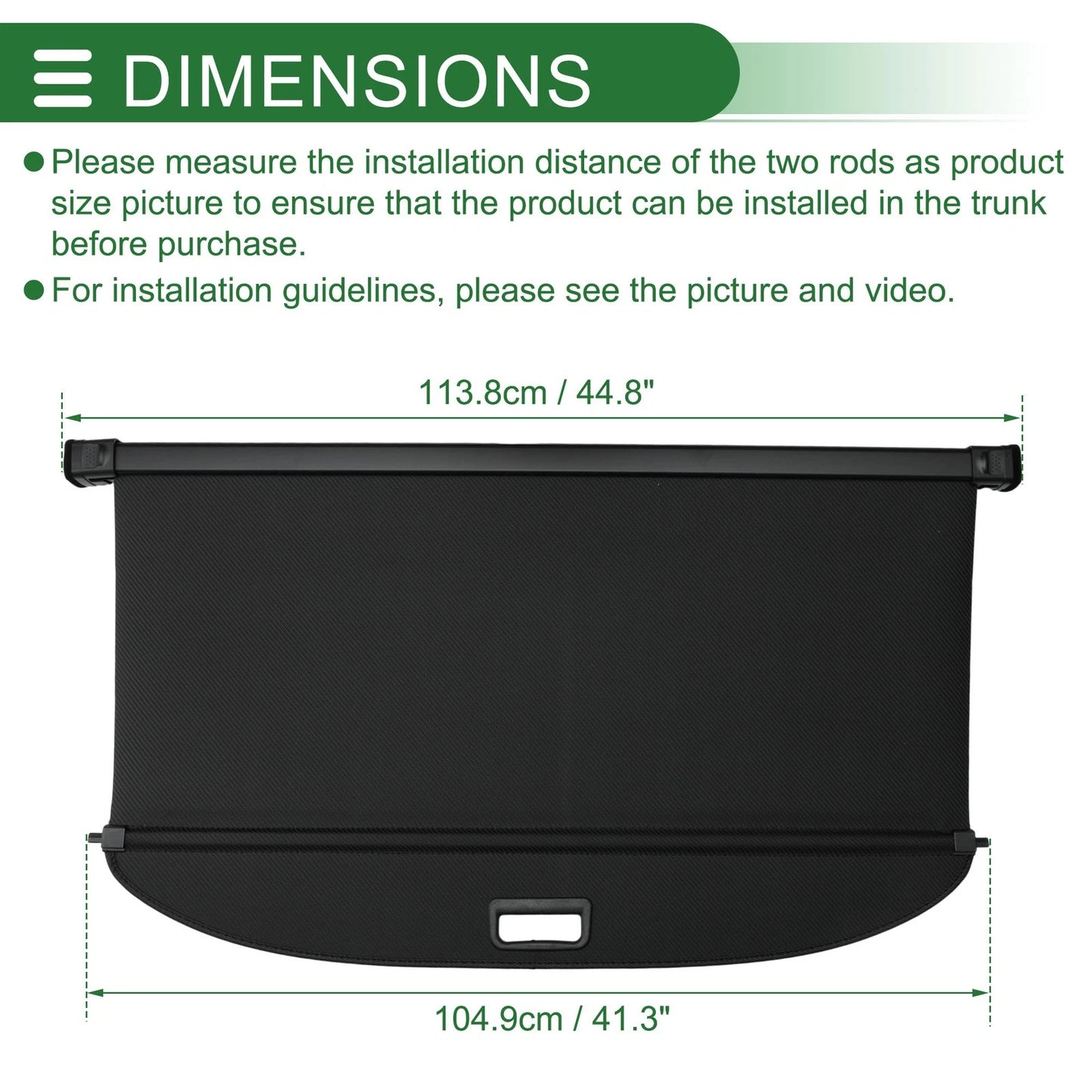 Retractable Cargo Cover for Tesla Model Y (2026)
