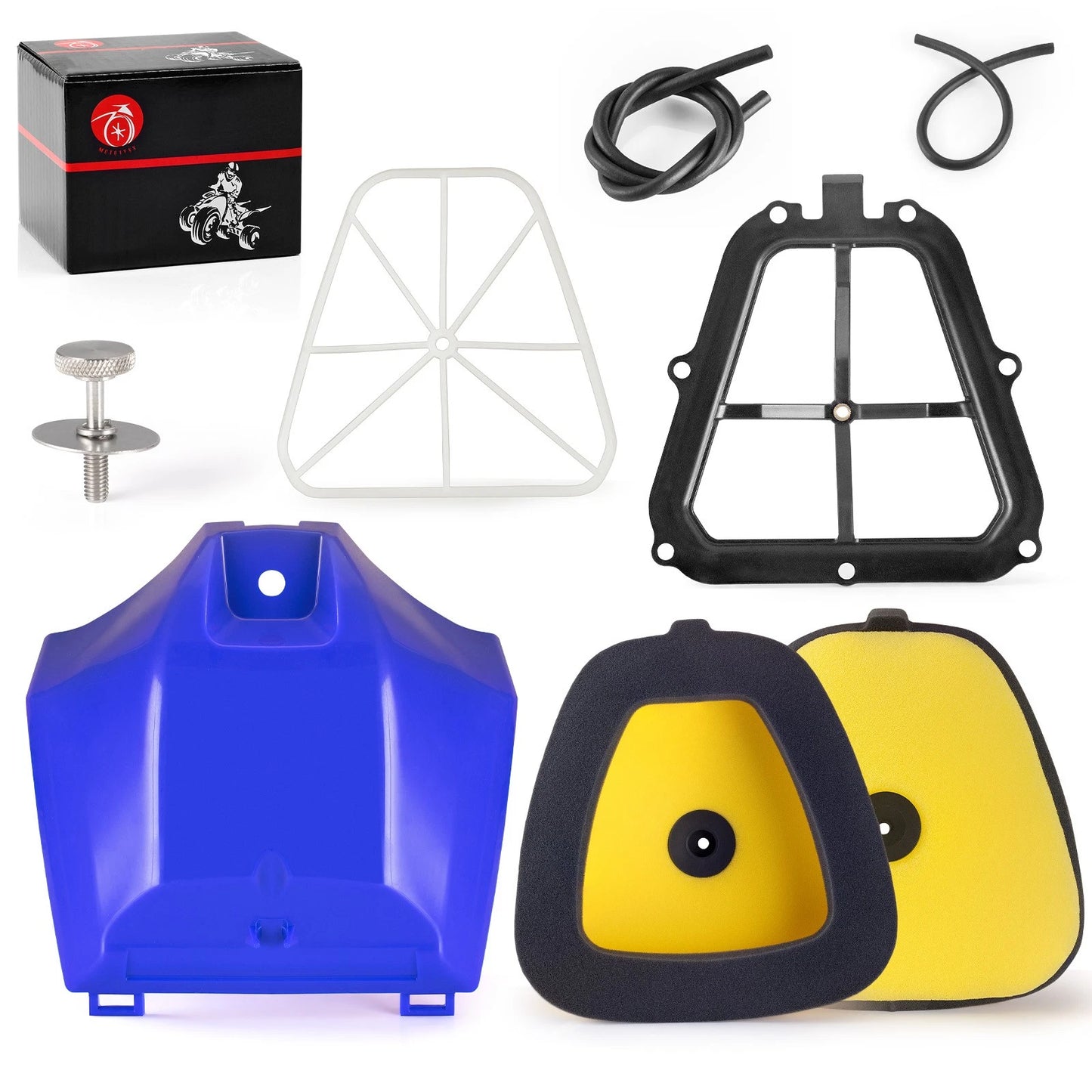 Air Filter & Guide Holder & Lid Cover Kit for Yamaha YZ250F YZ450F WR250F WR450F (2010–2023)