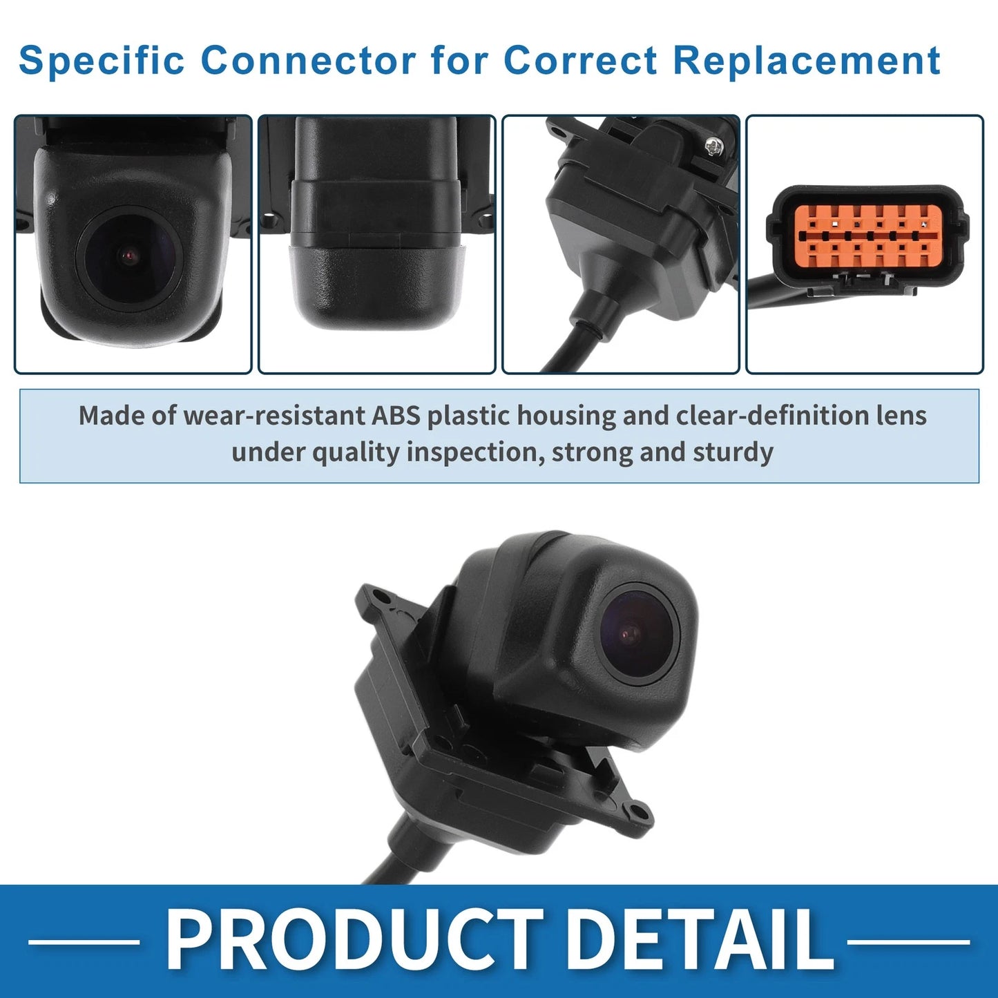 Rear View Backup Camera for Kia Sportage 2.0L 2.4L (2017-2019)