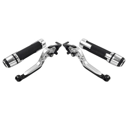 Folding Extendable Brake Clutch Levers & Handlebar Grips for Suzuki TL1000R (1998-2003)
