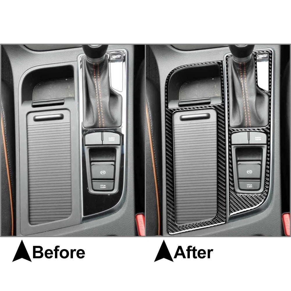 Central Console Gear Shift Frame Cover Trim Black for Hyundai Sonata (2015-2019)