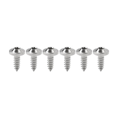6pcs M5x15mm Titanium Torx Head Self Tapping Screws for Fastening