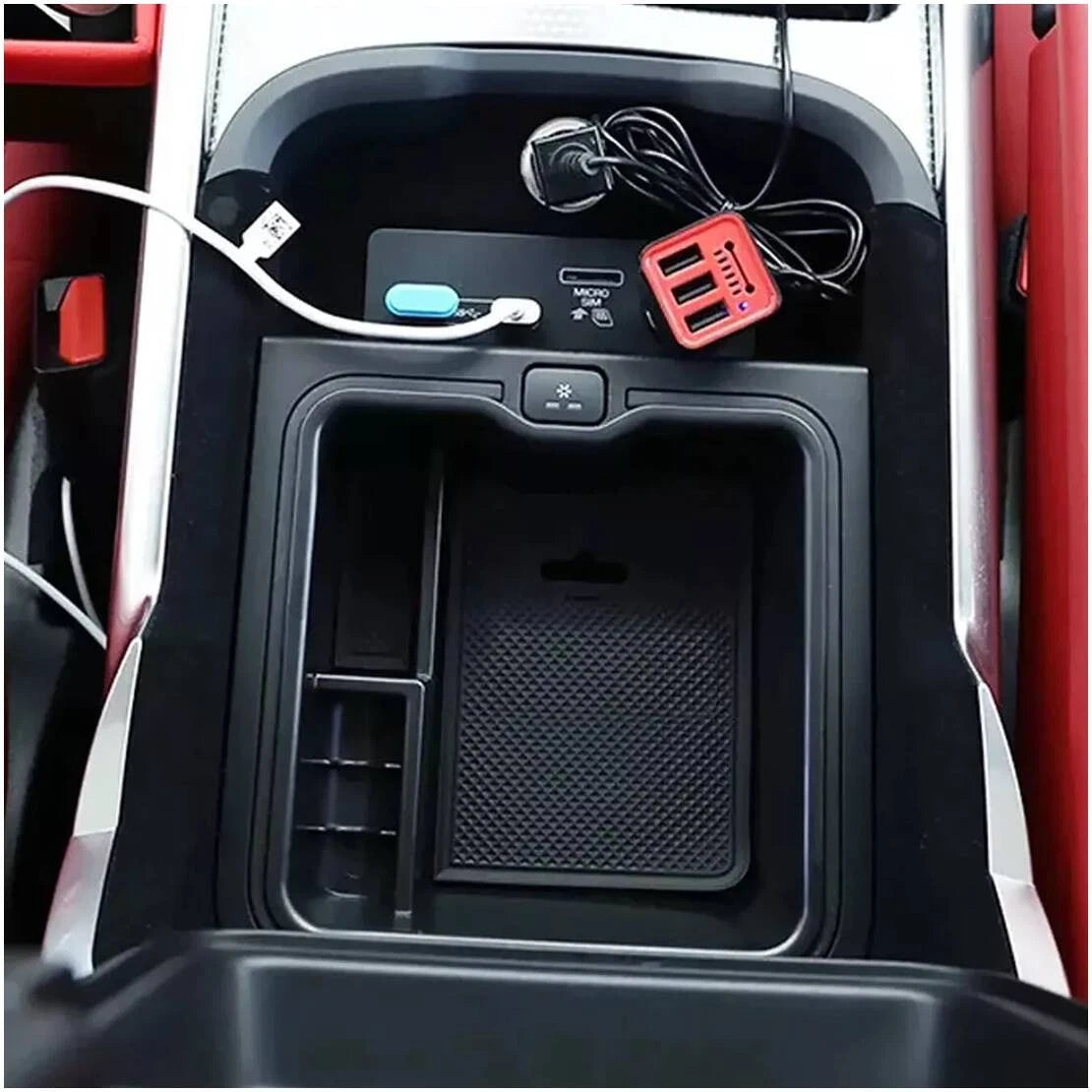 Center Console Armrest Storage Box Tray for Range Rover (2018-2022)