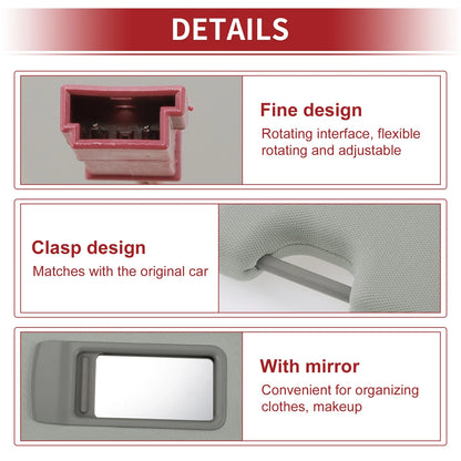 Right Car Sun Visor with Mirror for BMW 3 Series E90 E91 (2005-2013)