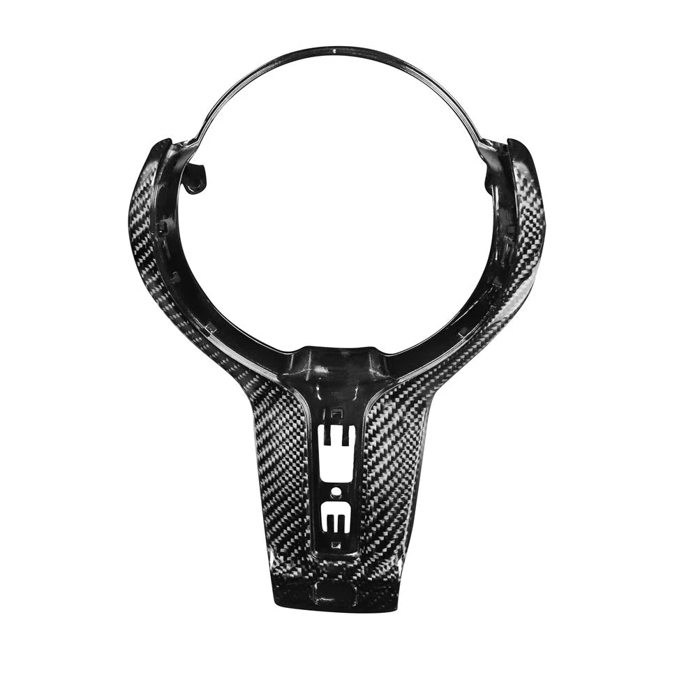 Carbon Fiber Steering Wheel Trim for BMW M-Sport F20 F22 F30 F31 (2012-2019)