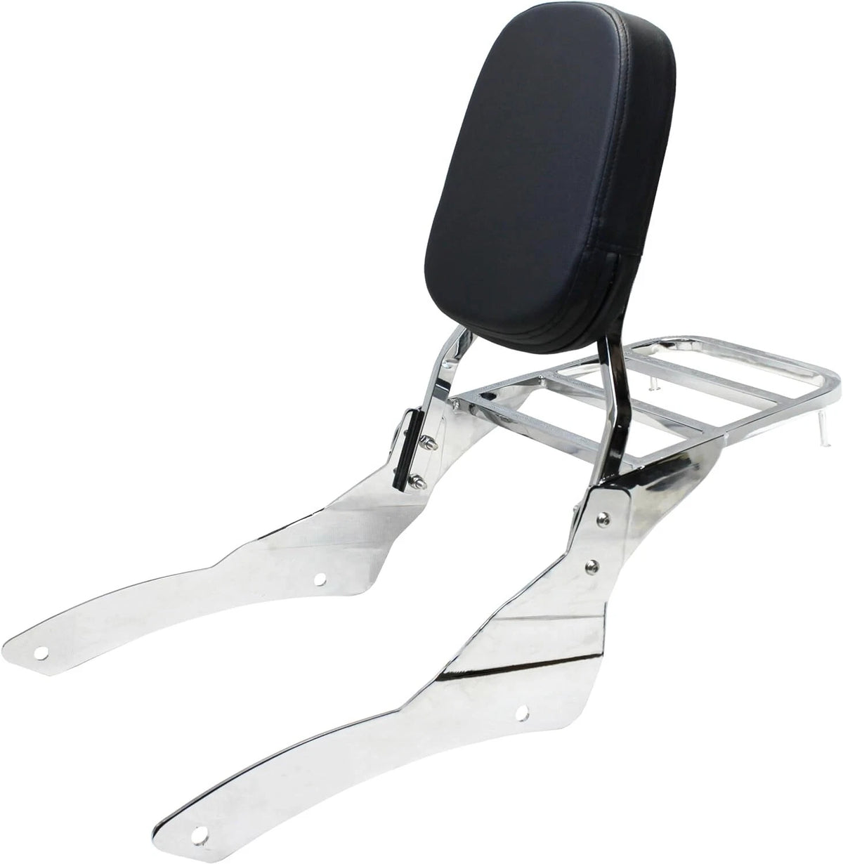 Backrest Sissy Bar Luggage Rack for Yamaha V-Star 650 Custom (2007-2017)