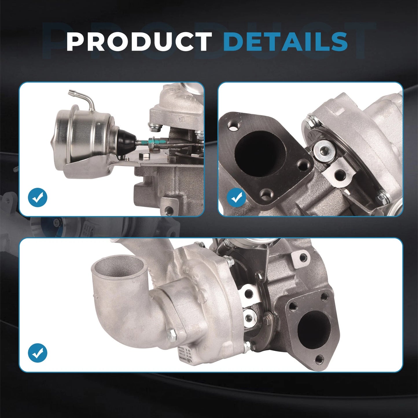 Premium Billet Turbo Charger for Hyundai iLoad/iMax D4CB 2.5L (2007-2019)