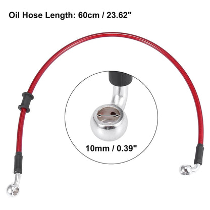 Universal / 60cm / Motorcycle Brake Clutch Oil Hose Line Pipe Hydraulic