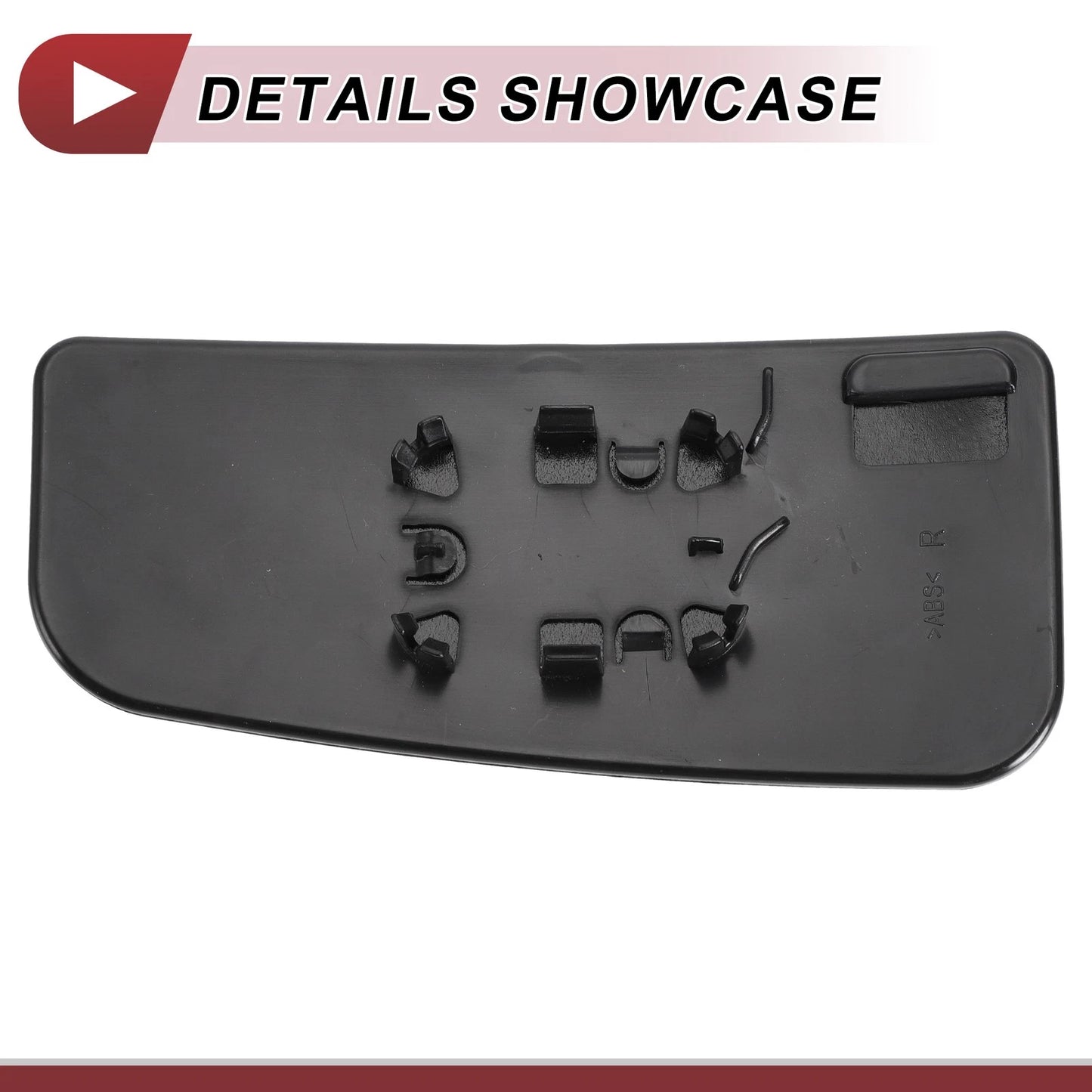 Right Passenger Side Tow Mirror Glass Replacement for Ford