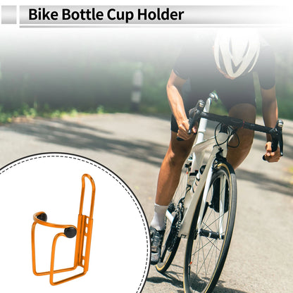 Universal Gold Tone Aluminum Alloy Bottle Cup Holders for Motorcycle or Bicycle