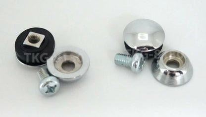 2 x Chrome Bolt Nut Screws for Toyota Hilux Vigo (2005-2014)