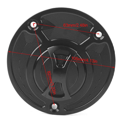 Fuel Gas Tank Cap Cover for Yamaha R6 R1 FZ1 FZ6 VMAX MT01 FZ16 YZF R15 R125