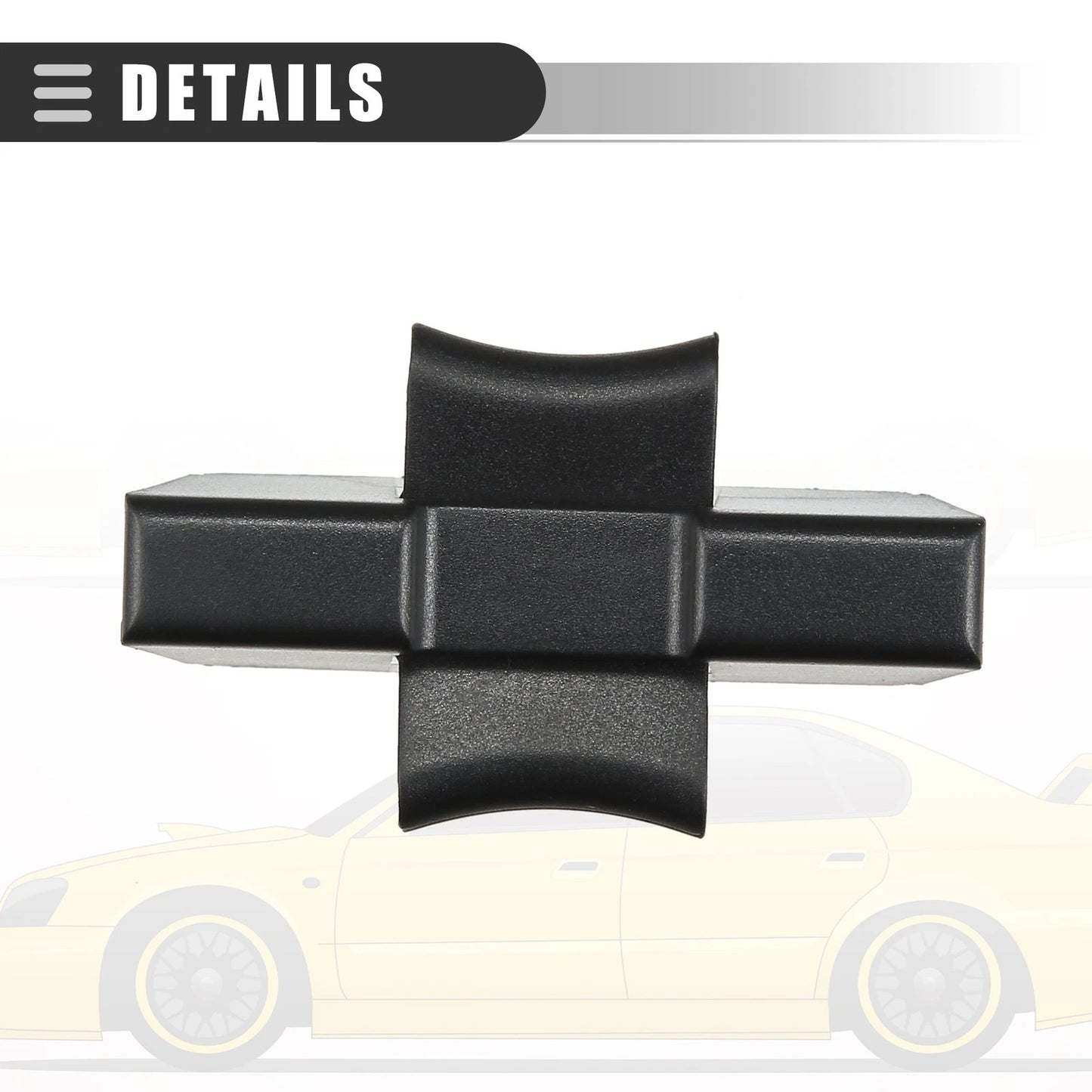 Cup Holder Divider for Subaru Forester (2014-2015) Plastic Black