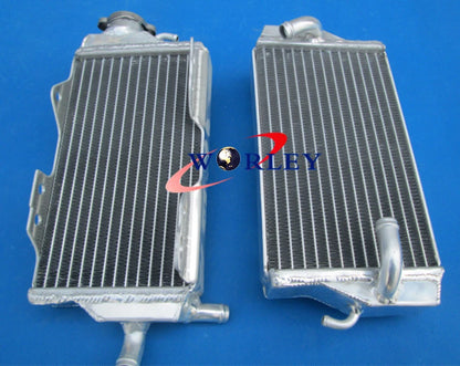 Aluminum Radiator + Red Silicone Hose for Honda CR125R (2000-2001)