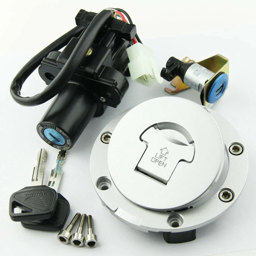 Ignition Key Switch Lock Set for Honda CBR900RR, VTR1000F, CBR1100XX (1992-2003)